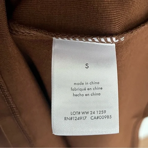 WeWoreWhat Women's Small Pull On Jersey Stretch Midi Skirt in Saddle - Picture 12 of 13